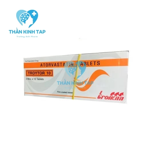 Troytor 10 - Thuốc điều trị tăng cholesterol máu