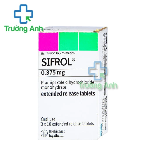 Sifrol 0.375mg Boehringer -  Thuốc trị bệnh Parkinson hiệu quả