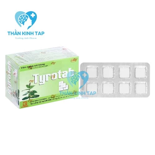 Tyrotab - Thuốc điều trị viêm họng, viêm amidan