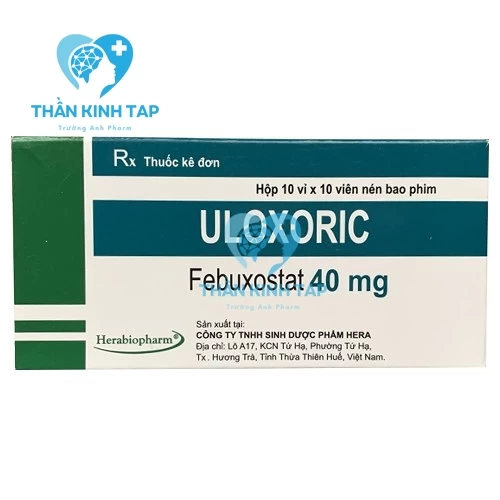 Uloxoric 40mg - Thuốc điều trị tăng acid uric máu của Hera