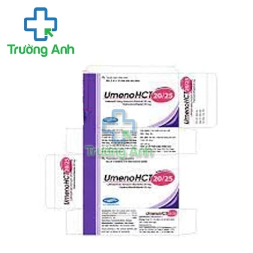 Umenohct 20/25 - Thuốc điều trị bệnh tăng huyết áp