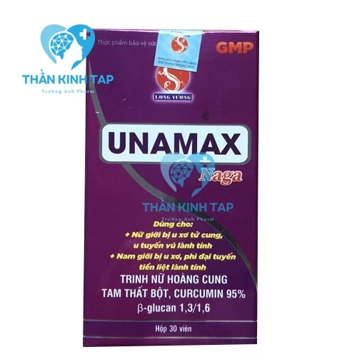 Unamax Naga - Giúp chống oxy hóa, giảm kích thước u lành tính