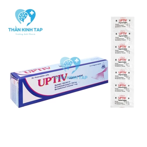 Uptiv - Điều trị nhiễm nấm candida ở âm hộ, âm đạo, viêm âm đạo