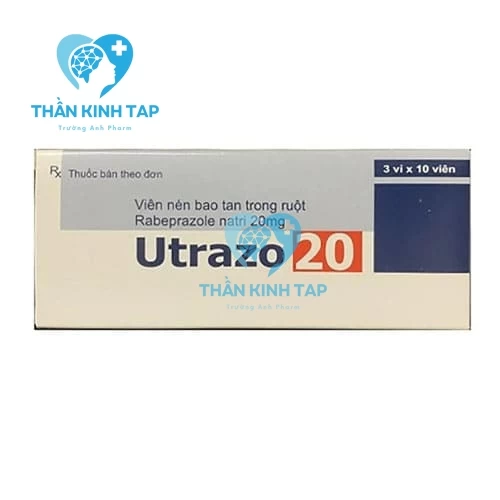 Utrazo 20 - Thuốc điều trị trào ngược dạ dày thực quản