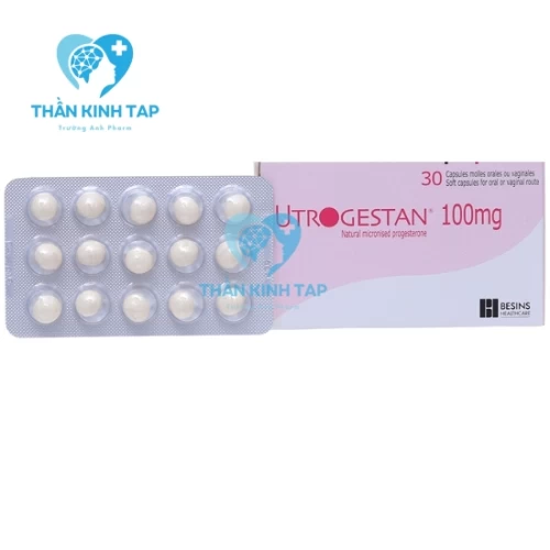 Utrogestan 100mg - Thuốc điều trị vô sinh, dọa sảy thai