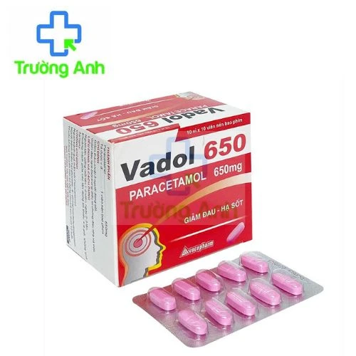 Vadol 650 - Thuốc điều trị hạ sốt, giảm đau hiệu quả