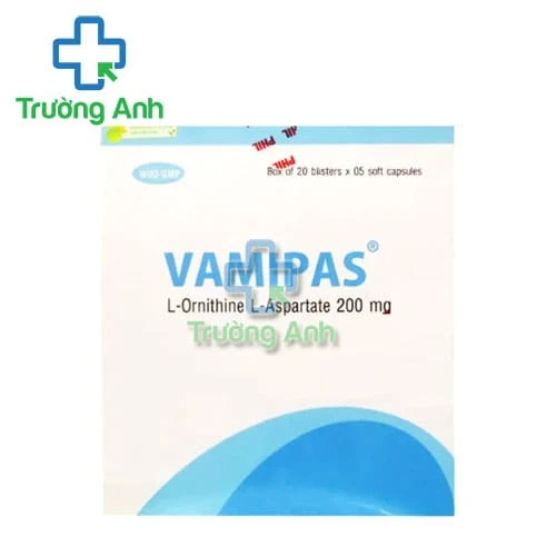 Vamipas - Thuốc điều trị tăng ammoniac huyết trong bệnh gan