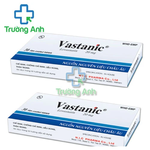 Vastanic 20 - Thuốc điều trị tăng huyết áp và suy tim 