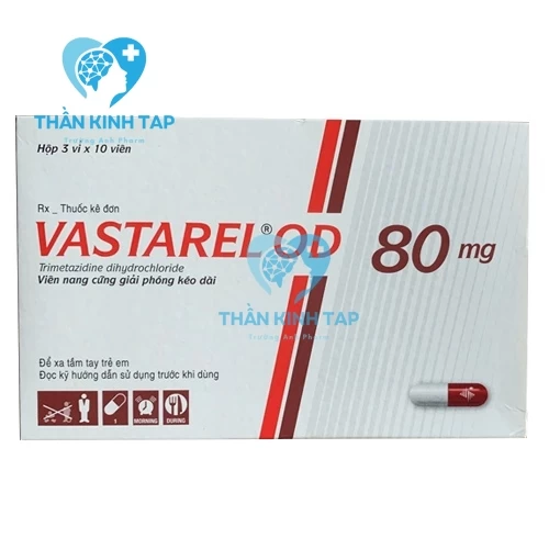 Vastarel OD 80mg - Thuốc điều trị đau thắt ngực ổn định