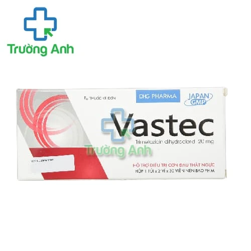 Vastec 20mg - Thuốc điều trị đau thắt ngực ổn định