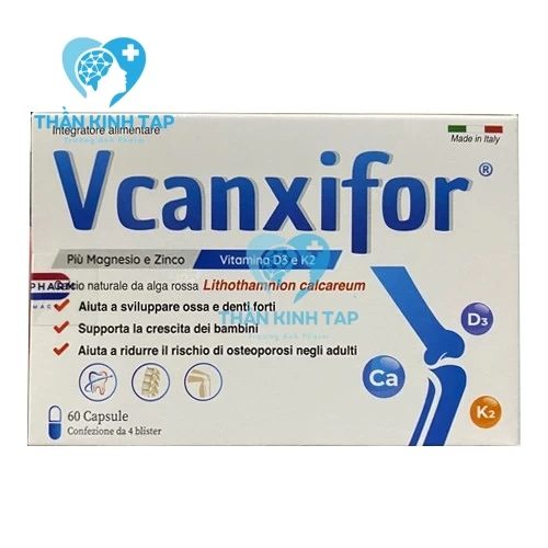 Vcanxifor - Bổ sung canxi, vitamin D3 cho cơ thể hiệu quả