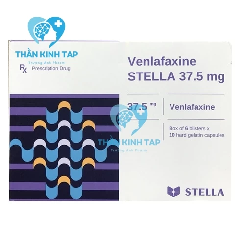 Venlafaxine Stella 37,5mg (60 viên) - Thuốc điều trị triệu chứng trầm cảm nặng