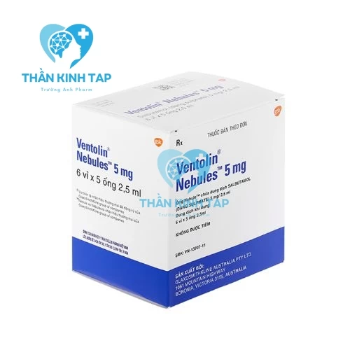 Ventolin Nebules 5mg - Dung dịch khí dung điều trị hen suyễn