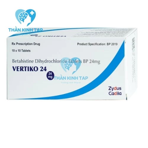 Vertiko 24 - Thuốc điều trị hội chứng Ménière của Ấn Độ
