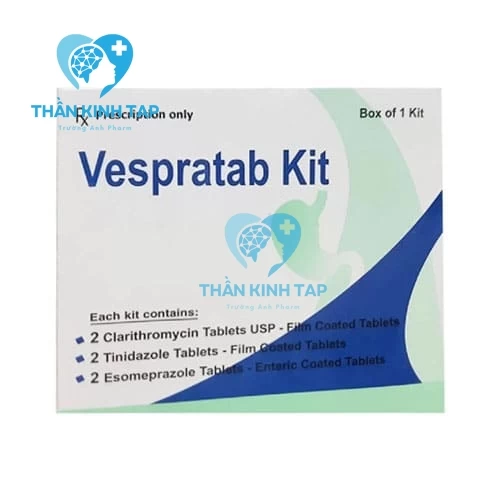 Vespratab kit - Thuốc điều trị viêm loét dạ dày – tá tràng