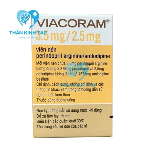 Viacoram 3.5mg/2.5mg - Thuốc điều trị tăng huyết áp