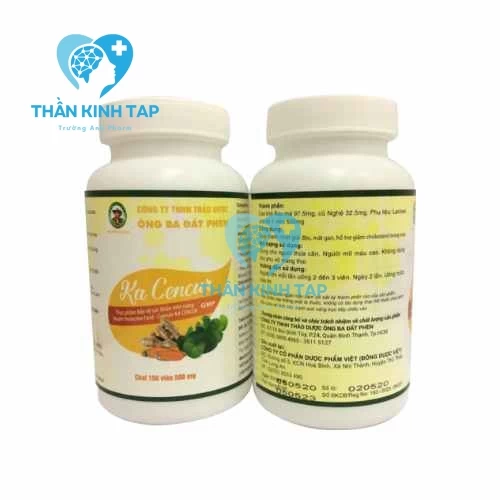 Viên nang KA CENCUR 130mg Ông Ba Đất Phèn