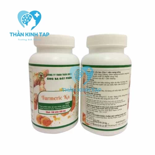 Viên nang TURMERIC KA 130 ÔNG BA ĐẤT PHÈN