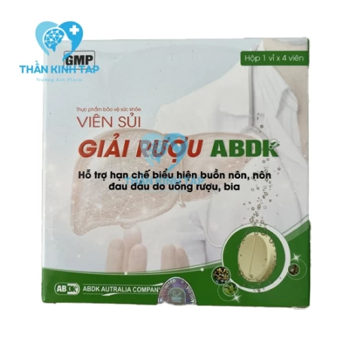 Viên sủi giải rượu ABDK