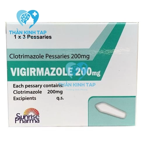 Vigirmazole 200mg - Clotrimazole 200mg Sunrise