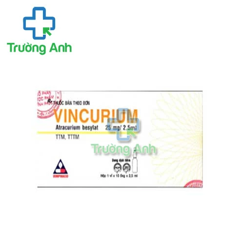 Vincurium - Thuốc tiêm gây mê đường hô hấp 
