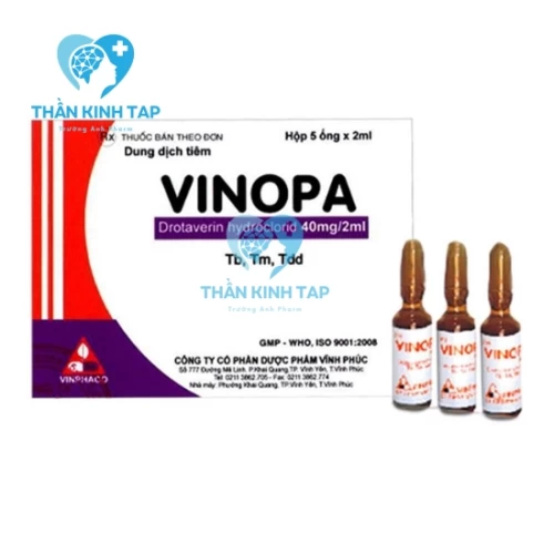 Vinopa- Thuốc trị co thắt dạ dày ruột viêm đại tràng co thắt