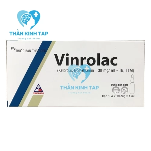 Vinrolac 30mg/ml Vinphaco - Thuốc giảm đau vừa và nặng