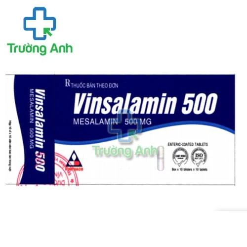 Vinsalamin 500 - Thuốc điều trị viêm loét đại trực tràng