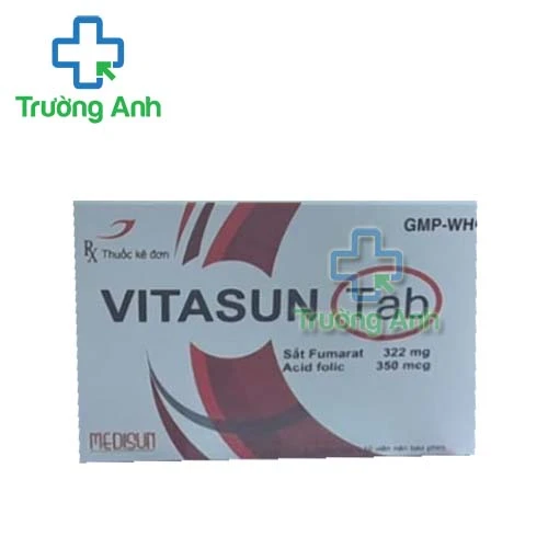 Vitasun Tab - Thuốc điều trị thiếu máu do thiếu sắt