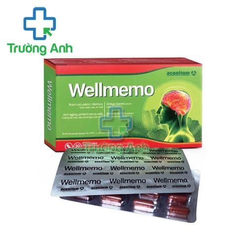 Wellmemo UAB Aconitum - Giúp tăng cường tuần hoàn não, cải thiện trí nhớ