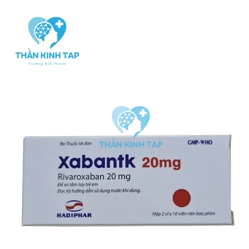 Xabantk 20mg - Thuốc điều trị huyết khối tĩnh mạch