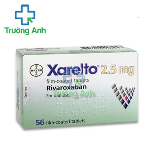 Xarelto 2.5mg - Thuốc ngừa thuyên tắc huyết khối tĩnh mạch