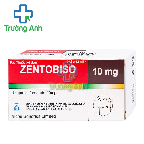 Zentobiso 10mg - Thuốc điều trị tăng huyết áp, suy tim