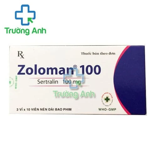Zoloman 100 OPV - Thuốc điều trị bệnh trầm cảm nặng
