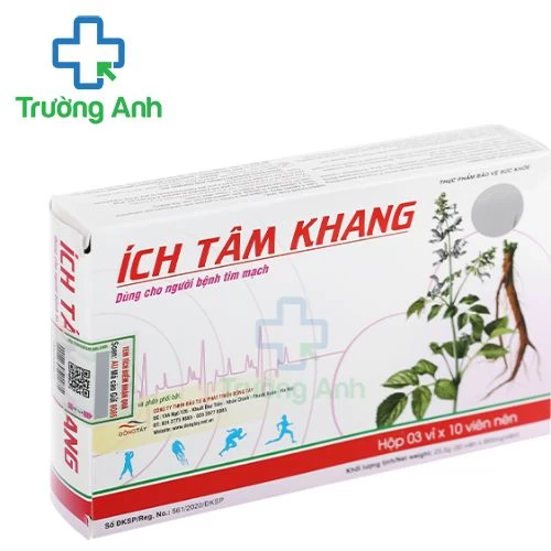 Ích Tâm Khang - hỗ trợ giảm cholesterol, tăng lưu thông máu