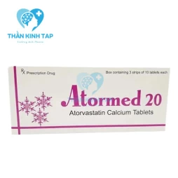 Atormed 20 Tablets - Thuốc làm giảm cholesterol máu