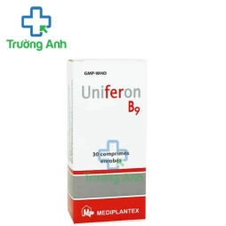 Uniferon B9 - Ðiều trị thiếu máu do thiếu sắt và acid folic