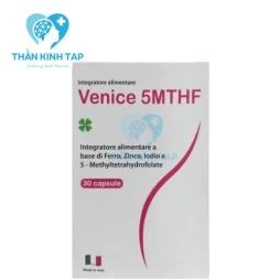 Venice 5MTHF - Viên uống bổ sung acid folic, sắt, vitamin