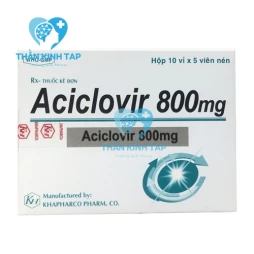 Aciclovir 800mg - Thuốc điều trị các nhiễm khuẩn