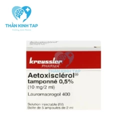 Aetoxisclerol Tamponne 0,5% - Điều trị giãn tĩnh mạch