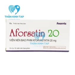 Aforsatin 20 - Thuốc điều trị mỡ máu cao hiệu quả