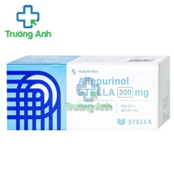 Allopurinol Stella 300mg -Thuốc giảm nồng độ axit uric trong máu