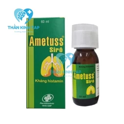 Ametuss - Thuốc điều trị ho do bệnh về họng và phế quản