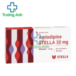 Amlodipine STELLA 10mg - Thuốc điều trị tăng huyết áp, đau thắt ngực