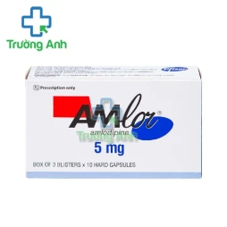 Amlor 5mg - Thuốc điều trị bệnh tăng huyết áp của Pháp