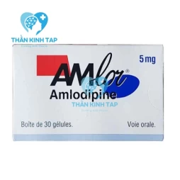 Amlor 5mg - Thuốc điều trị bệnh tăng huyết áp của Pháp