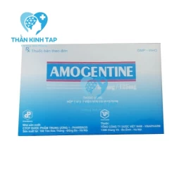 Amogentine 875mg/125mg - Thuốc điều trị nhiễm khuẩn da