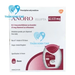 Anoro Ellipta - Thuốc điều trị duy trì giãn phế quản của Anh