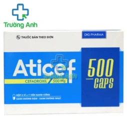 Aticef 500 caps - Điều trị nhiễm khuẩn thể nhẹ, trung bình