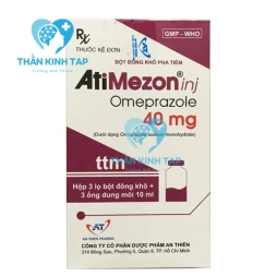 Atimezon Inj 40mg - Omeprazole 40mg tiêm An thiên